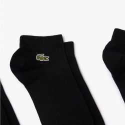 LOT DE 3 PAIRES DE CHAUSSETTES BASSES LACOSTE NOIRES