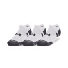 LOT DE 3 PAIRES DE CHAUSSETTES BLANCHES UNDER ARMOUR INVISIBLE PERFORMANCE TECH UNISEXE