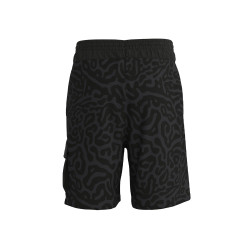 SHORT NOIR HUGO DALTU À MOTIF AVEC POCHE CARGO