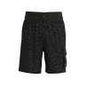 SHORT NOIR HUGO DALTU À MOTIF AVEC POCHE CARGO