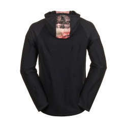 SWEAT ZIPPÉ À CAPUCHE ZINDAR BOSS NOIR
