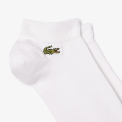 LOT DE 3 PAIRES DE CHAUSSETTES BASSES LACOSTE BLANCHES