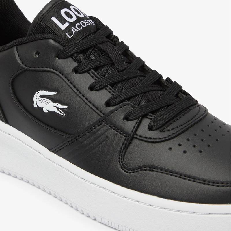 Baskets Lacoste Noires et Blanches L001 SET Enfant Chez DM'Sports Lyon