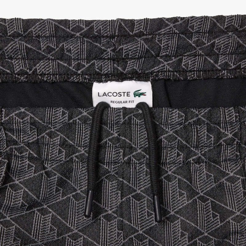 Pantalon survêtement LACOSTE Paris jacquard monogrammé Chez DM'Sports