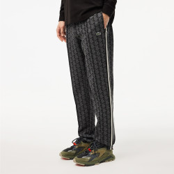 Pantalon survêtement LACOSTE Paris jacquard monogrammé Chez DM'Sports