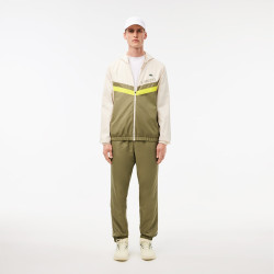 PANTALON DE SURVÊTEMENT LACOSTE TENNIS REGULAR FIT VERT KAKI