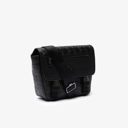 PETIT SAC MESSENGER NOMOGRAMME LACOSTE NOIR