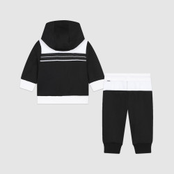 ENSEMBLE DE JOGGING NOIR ET BLANC BOSS ENFANT