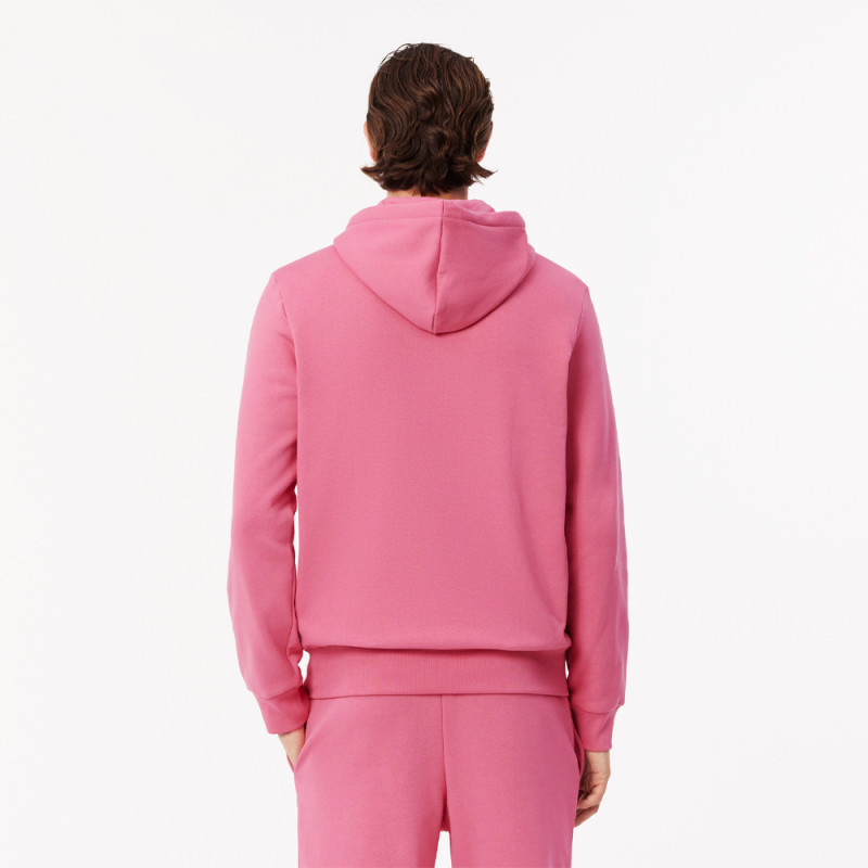 Le sweatshirt zippé Lacoste SPORT empiècements en mesh Chez