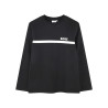 LOT DE 2 T-SHIRTS NOIRS MANCHES LONGUES BOSS ENFANT