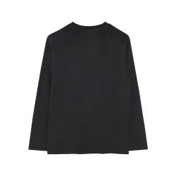 LOT DE 2 T-SHIRTS NOIRS MANCHES LONGUES BOSS ENFANT