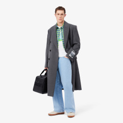 T-SHIRT LACOSTE BLANC EN JERSEY DE COTON SIGNATURE