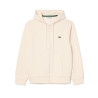 SWEATSHIRT ZIPPÉ À CAPUCHE LACOSTE SPORT AVEC EMPIÈCEMENTS EN MESH ECRU