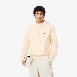 SWEATSHIRT À CAPUCHE HOMME LACOSTE EN COTON BIOLOGIQUE BEIGE