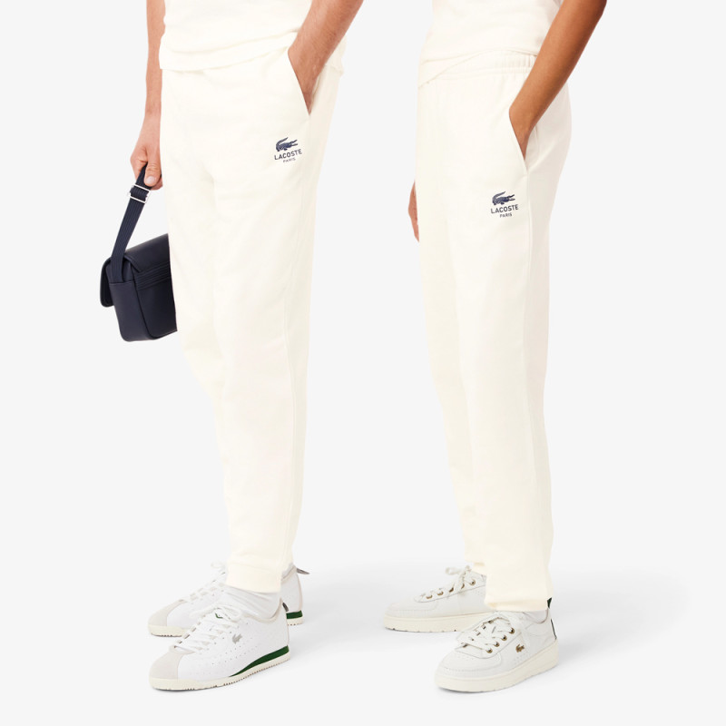 PANTALON DE JOGGING LACOSTE UNISEXE XH2724 BLANC