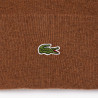 BONNET LACOSTE EN LAINE MARRON