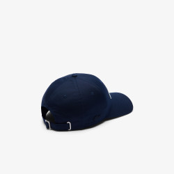 CASQUETTE DE BASEBALL LACOSTE CROCODILE GRAPHIQUE BLEU MARINE