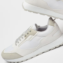 Baskets Blanches Hugo Icelin Runn Pumt N Chez DM'Sports