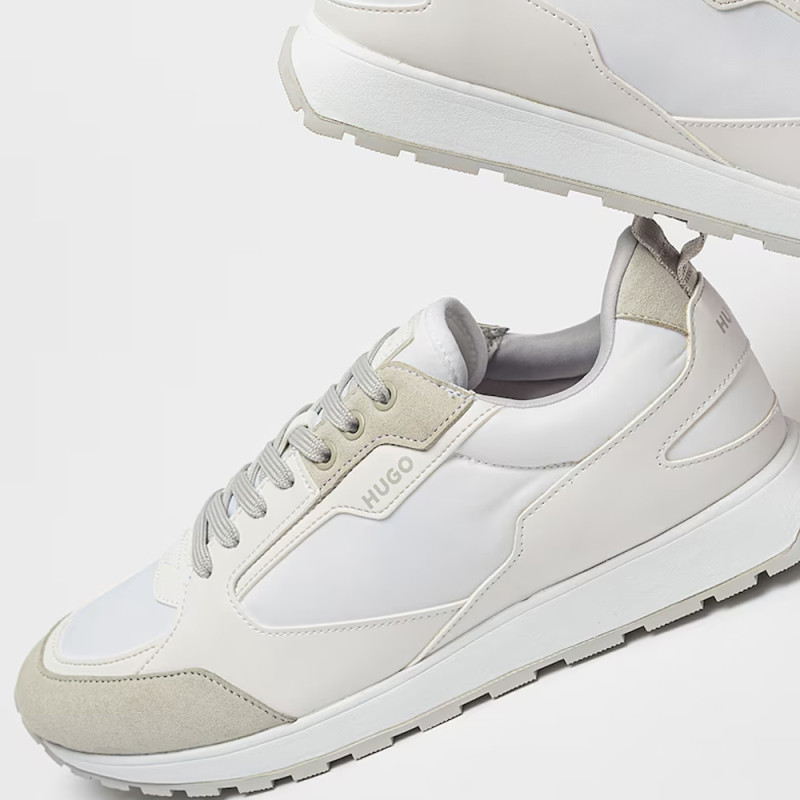 Baskets Blanches Hugo Icelin Runn Pumt N Chez DM'Sports