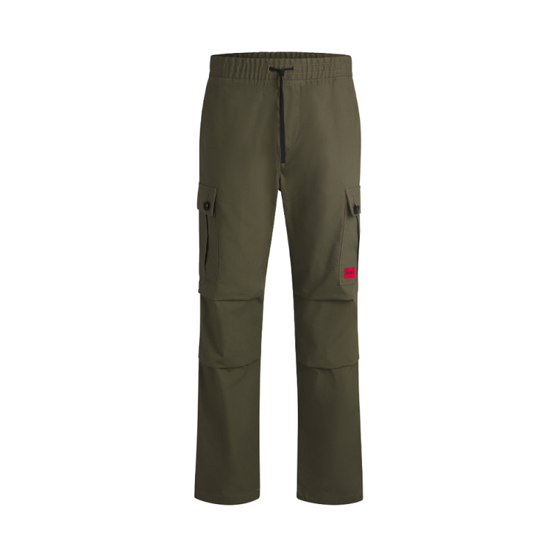 Pantalon cargo Regular Fit en coton ripstop Hugo Chez DM'Sports
