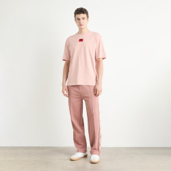 T-SHIRT ROSE RELAXED HUGO X RB À MOTIF TAUREAU EMBLÉMATIQUE DRAMBOK_RB