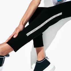 Jogging Tennis Lacoste SPORT en molleton avec bandes signature