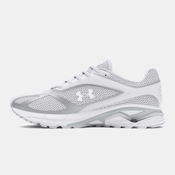 BASKETS UNDER ARMOUR APPARITION BLANCHES ET ARGENTÉES
