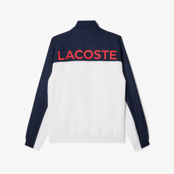 Bleu Marine Survetement Lacoste Bleu Rouge Blanc Veste Lacoste