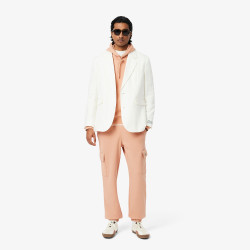 PANTALON DE SURVÊTEMENT CARGO LACOSTE REGULAR FIT SAUMON