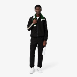 ENSEMBLE DE SURVÊTEMENT NOIR ET VERT LACOSTE SPORT GRIFFÉ