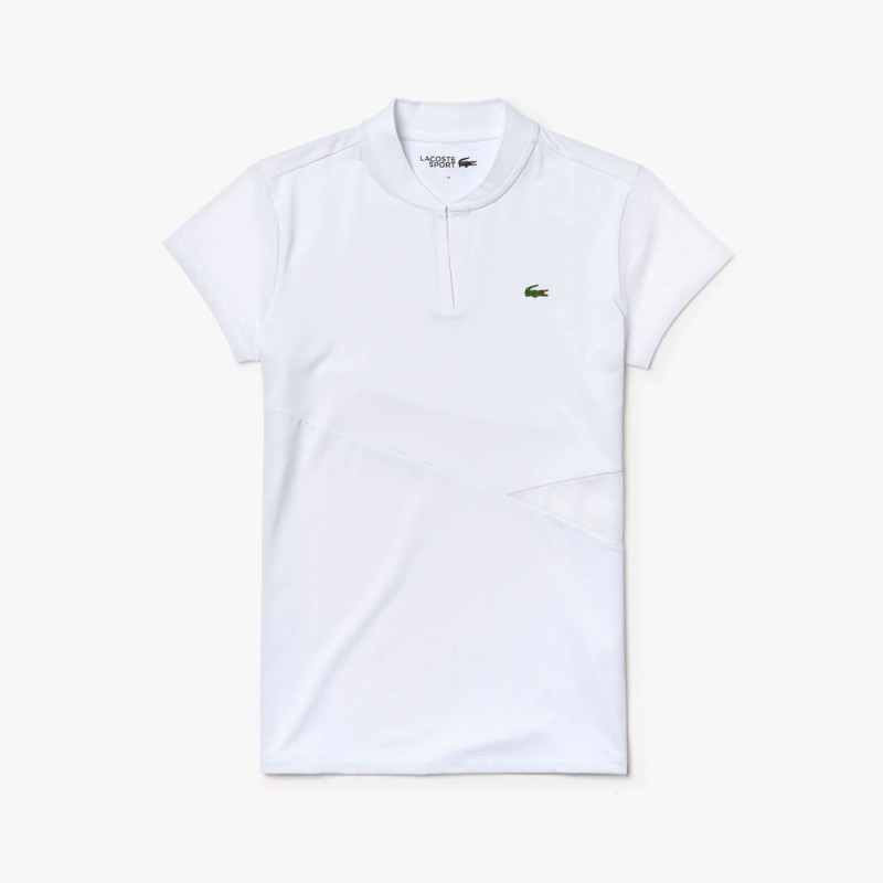 t shirt lacoste femme col v