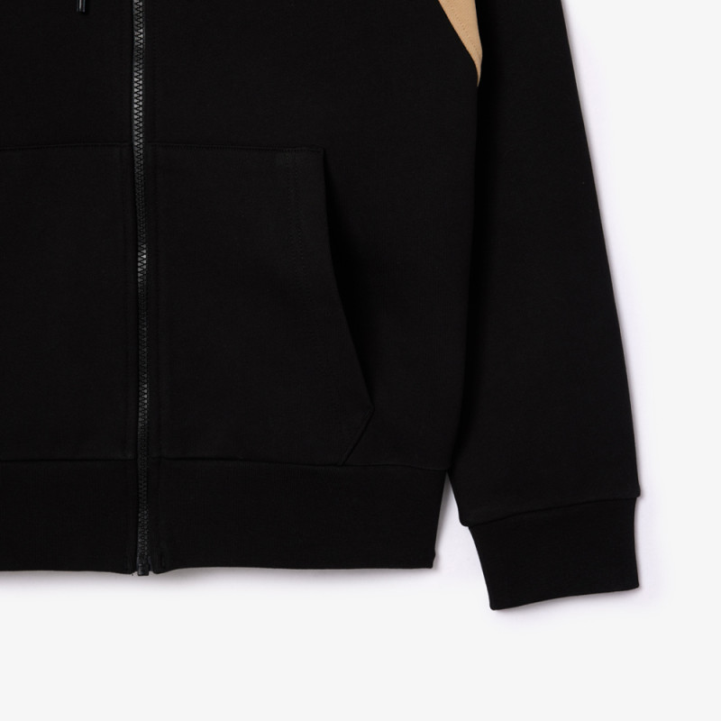 Sweatshirt zippé à capuche color-block Lacoste Chez DM'Sports Lyon