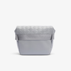 PETIT SAC MESSENGER NOMOGRAMME LACOSTE GRIS