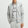 Sweat Zippé BOSS Skaz Tape – Gris Clair – Homme
