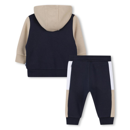 Ensemble Boss Bleu Marine Bébé cardigan et pantalon