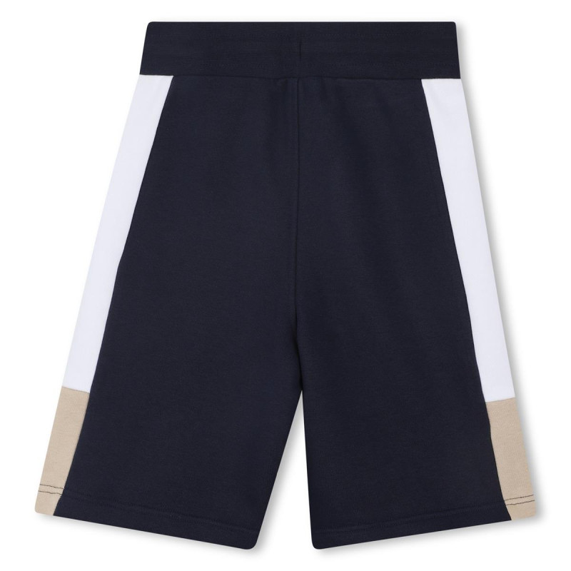 Bermuda de jogging tricolore Boss Enfant Bleu Marine