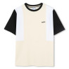 T-shirt Enfant BOSS – 100 % Coton & Blocs de Couleurs – Beige