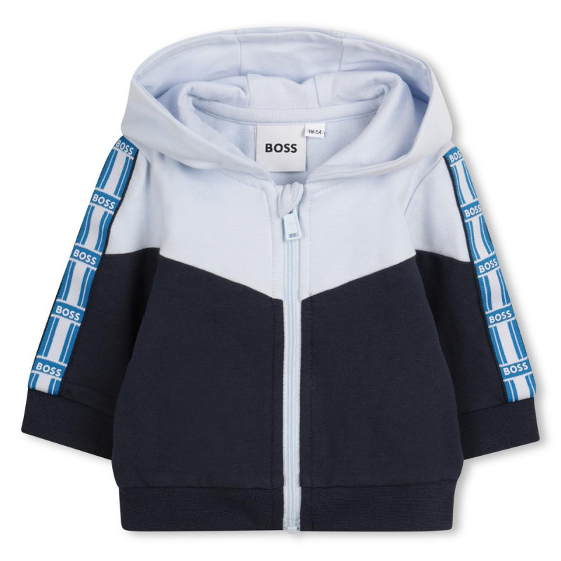 Ensemble Bleu Marine Boss Bébé jogging 3 pièces
