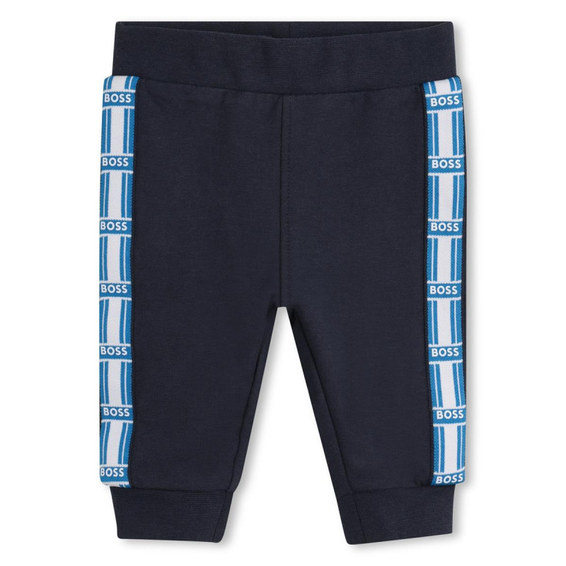 Ensemble Bleu Marine Boss Bébé jogging 3 pièces