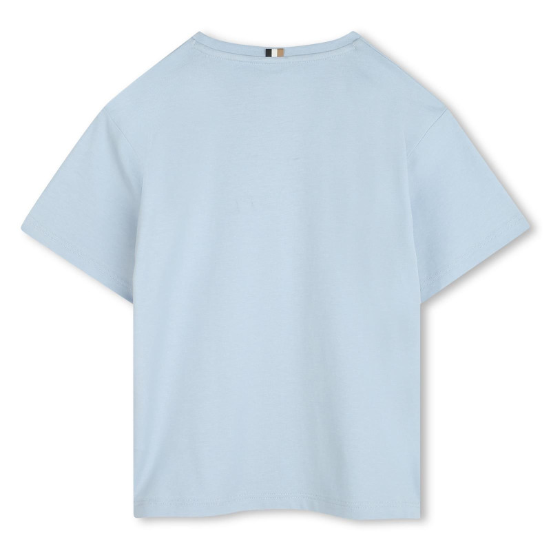 Ensemble Pyjama Enfant BOSS – 100 % Coton & Imprimé Fantaisie – Bleu