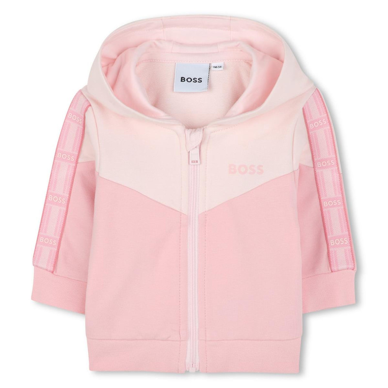 Ensemble Rose Boss Bébé jogging 3 pièces