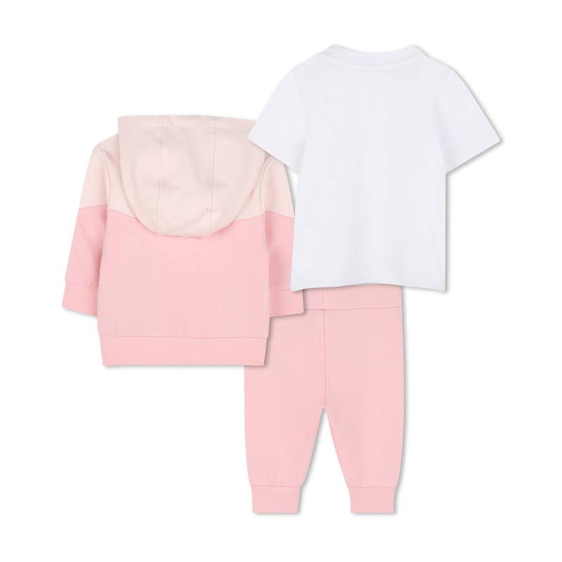 Ensemble Rose Boss Bébé jogging 3 pièces