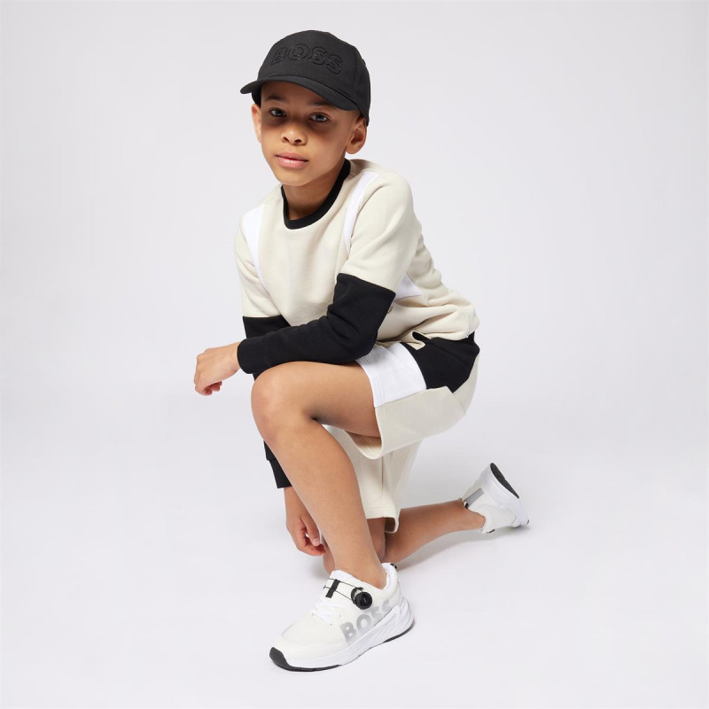 Casquette Noire Boss enfant réglable et siglée