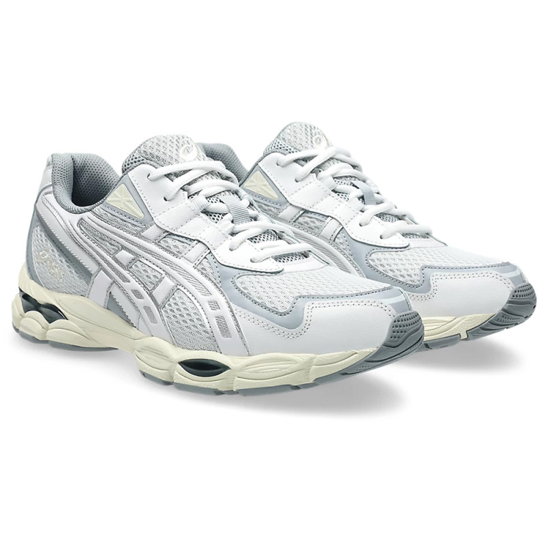 Baskets ASICS GEL-NYC 2055 Gris Glacier et Blanc – Confort & Style Rétro