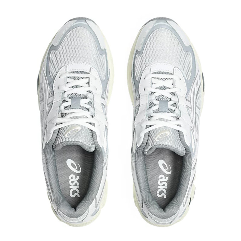 Baskets ASICS GEL-NYC 2055 Gris Glacier et Blanc – Confort & Style Rétro