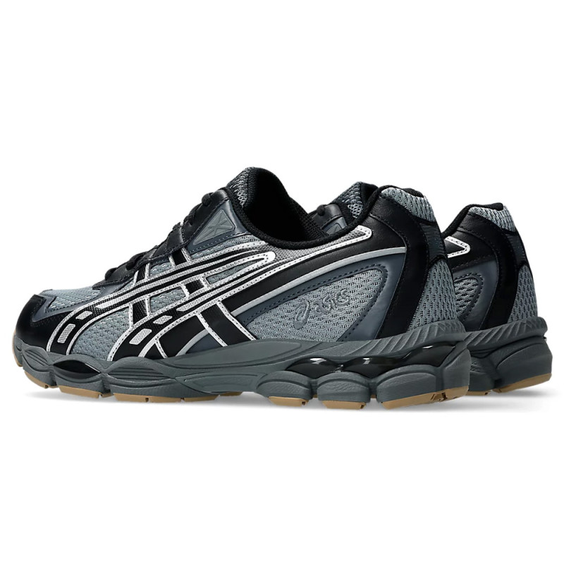 Baskets ASICS GEL-NYC 2055 Gris Argile et Noir – Confort & Style Rétro