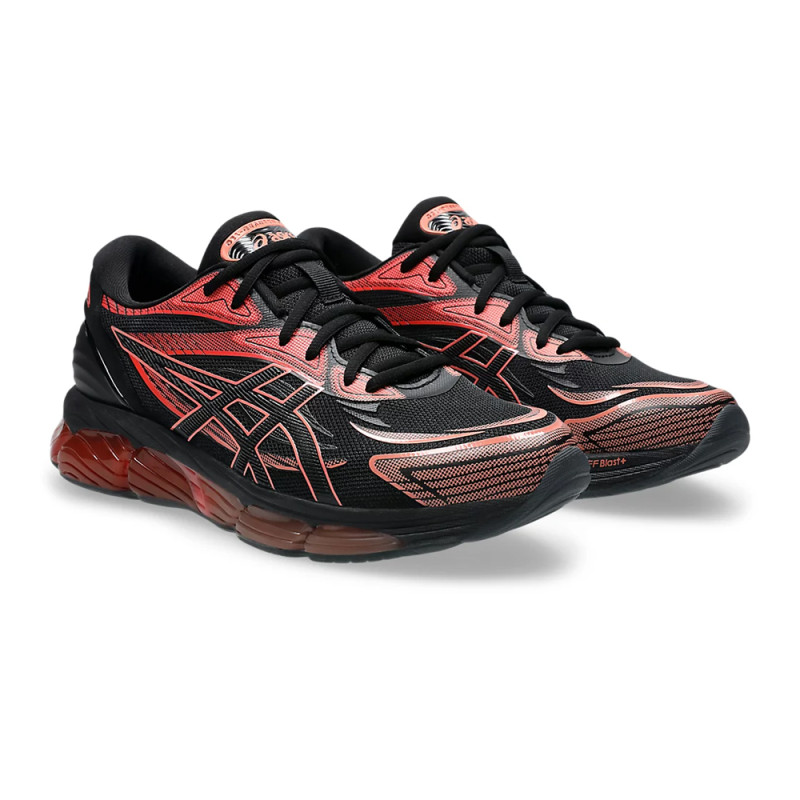 Baskets ASICS GEL-QUANTUM 360™ VIII Noires et Rouges – Amorti 360° & Design Dynamique