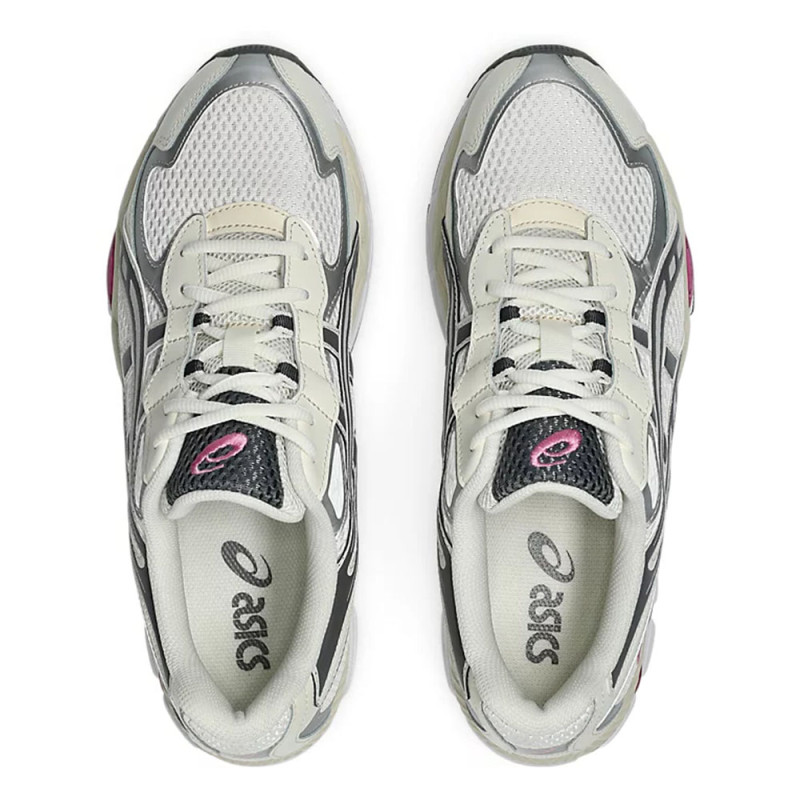 Baskets ASICS GEL-NYC 2055 Crème et Carbone – Confort et Style Rétro