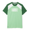 T-shirt Homme Lacoste Sport Colour-Block – Vert et Blanc – Confort & Style Moderne