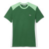 T-shirt Homme Lacoste Sport Colour-Block – Vert et Blanc – Confort & Performance